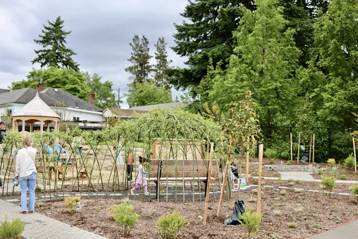At This Cully Church, an Unwanted Parking Lot Is Now a Garden Refuge